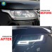Фара Land Rover Range 2023 LED Лазерная, цветной свет