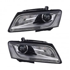 Светодиодные Фары Audi Q5 Quattro Модернизированные, Цвет Drl, Заводская  Цена Цена за:1 комплект