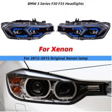 Светодиодные Фары Bmw 3 Серии F30 Lci - Стильное Обновление для Вашего Авто! (Подходит для оригинальных автомобильных ксеноновых ламп) Цена за:1 комплект