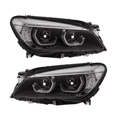 Передний фонарь BMW 7 серии F02 с LED подсветкой - стил
