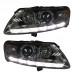 Фары Audi A6 C6 2008 LED DRL, модернизированные, прочны