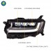 Передние фары Toyota Land Cruiser LC300 2022-2023. Ярки