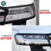 Передние фары Toyota Land Cruiser LC300 2022-2023. Ярки