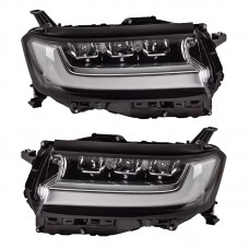 Передние Фары Toyota Land Cruiser Lc300 2022-2023. Яркие Светодиодные Фары Высокого Качества. Цена за:1 комплект