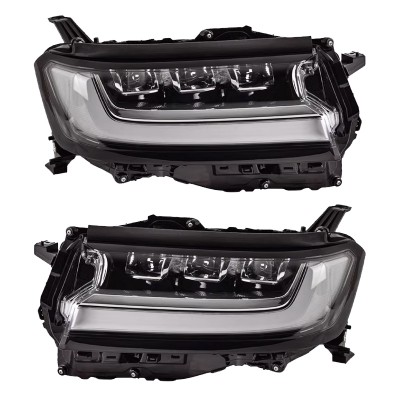 Передние фары Toyota Land Cruiser LC300 2022-2023. Ярки