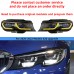 BMW G20 LCI Фары Белый DRL Желтый LED Лазерный Стиль.
