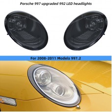 "светодиодная Передняя Фара Porsche 911 Matrix Style Led" (Для 08-12 моделей Порше 997,2) 