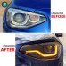 Фара BMW 1-й серии, цвет черный, аксессуары из качестве