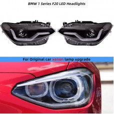 Фара Bmw 1-й Серии, Цвет Черный, Аксессуары из Качественного Материала (Для ксенона BMW 1 серии F20) Цена за:1 комплект