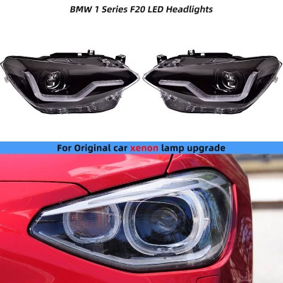Фара BMW 1-й серии, цвет черный, аксессуары из качестве