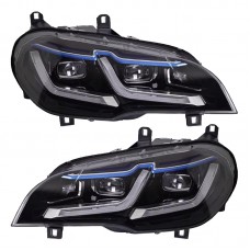 Фары для Bmw X5 E70, Модернизированные Drl с Led Указателями. Стиль и Яркость в Одном!