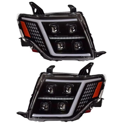 Светодиодные фары Mitsubishi Pajero V97 V93 V87 - яркое