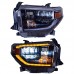 Toyota Tundra LED Фары 2014-2018, Цветной Front Light.