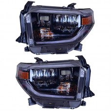 Toyota Tundra Led Фары 2014-2018, Цветной Front Light. Цена за:1 комплект