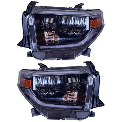 Toyota Tundra LED Фары 2014-2018, Цветной Front Light.