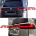 Светодиодные задние фары Toyota Land Cruiser 2022-2023.