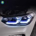 Светодиодная фара BMW X3 G08, черная, обновляемая, лиде