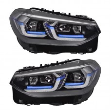 Светодиодная Фара Bmw X3 G08, Черная, Обновляемая, Лидер Продаж Цена за:1 комплект