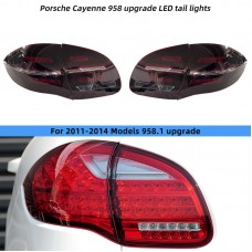 Светодиодные Задние Фонари Porsche Cayenne 958,1 2011-2014, Прозрачный. (Для Кайенского 958 красная пара) Цена за:1 комплект