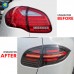 Задние фонари LED для Porsche Cayenne 2011, прозрачный.