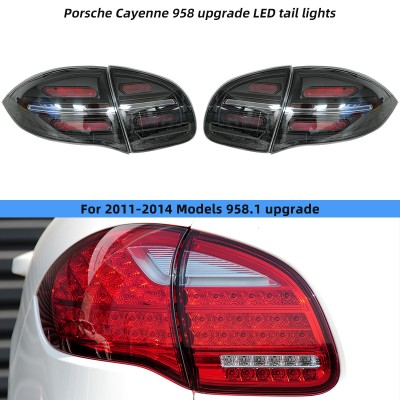 Задние фонари LED для Porsche Cayenne 2011, прозрачный.