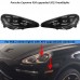 Светодиодные фары для Porsche Cayenne, черного цвета, в