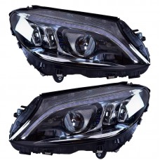 Фары Mercedes Benz C-class W205 2015-2021, Модернизированные Светодиодные. Улучшите Свою Безопасность и Стиль! Цена за:1 комплект