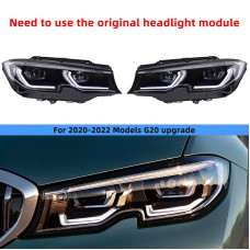 "фары Bmw 3 Серии M330 M340i G20 G28 2020 2022 Светодиодные и Лазерные Передние Фары" (Для BMW 3 серии G20 Используйте оригинальные заводские модули.) Цена за:1 шт.