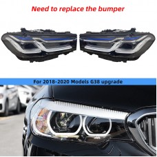Фара Bmw 540i G30 2022, Черного Цвета, Высокого Качества Цена за:1 комплект