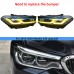 Фара BMW 540i G30 2022, черного цвета, высокого качеств