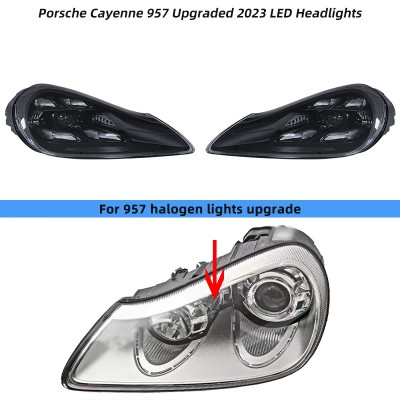 Светодиодные фары для Porsche Cayenne 957 - улучшение в
