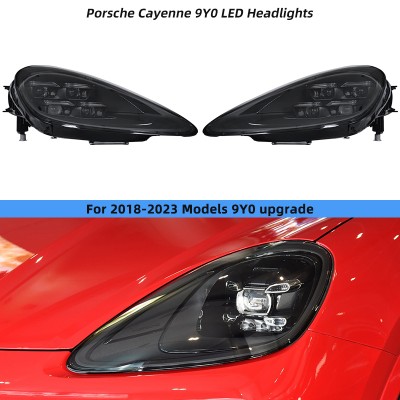 Светодиодные Матричные Фары Porsche Cayenne 2018-2024, 