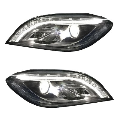LED передние фары для Mercedes Benz ML w166 GL 2012-201