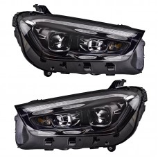 Фары в Сборе для Mercedes-benz Gle W167 2020-2023, Led, Черные, Высокого Качества. Цена за:1 комплект