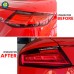 Задние светодиодные фонари Audi TT, черный, прозрачный,