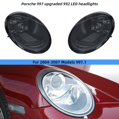 Светодиодные фары Porsche 911 997 2005-2008, 2012, 2023