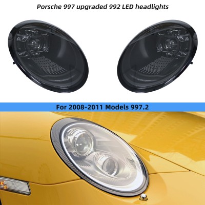 Светодиодные фары Porsche 911 997 2005-2008, 2012, 2023