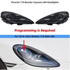 Поршневые Led Фары для Cayman Boxster 718: Обновленный Свет! (Для Порше 718 с ДХО) Цена за:1 комплект