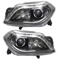 Фары Передние Led для Mercedes-benz Gl-klasse, Обновление 2013-2016, Стильный Аксессуар. Цена за:1 комплект