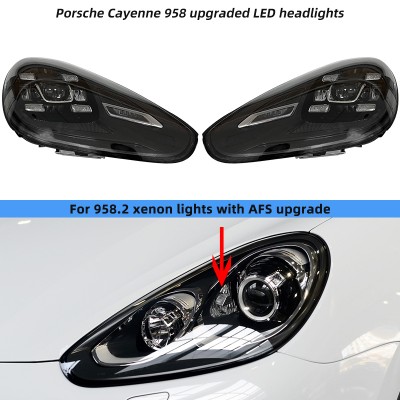 Порш Кайен LED фары 958 Plug and Play, белый, автозапча