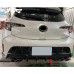 Задний диффузор Haosheng для Toyota Corolla Auris, черн