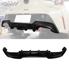 Задний Диффузор Haosheng для Toyota Corolla Auris, Черный Глянец, Пластик.
