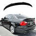 Спойлер заднего багажника BMW E90, глянцевый черный, AB