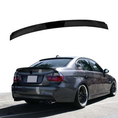 Передний спойлер для BMW 3 серии E90, глянцевый черный 