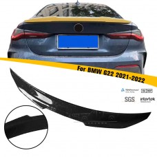 Задний Спойлер Bmw 4 Серии G22, Стиль Psm, Углеродное Волокно, Черный.