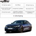 Накладки на бампер BMW M3/M4 F80/F82 G82, пластик, черн