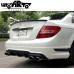 Спойлер багажника Mercedes-Benz C-Class, глянцевый черн