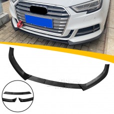 Передний Сплиттер Audi A3 S-line из Углеродного Abs-пластика