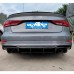 Пластиковый диффузор заднего бампера для Audi S3, A3. Н