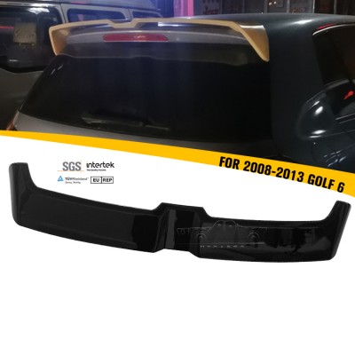 Спойлер для Volkswagen Golf 6 MK6, черный глянец, ABS н